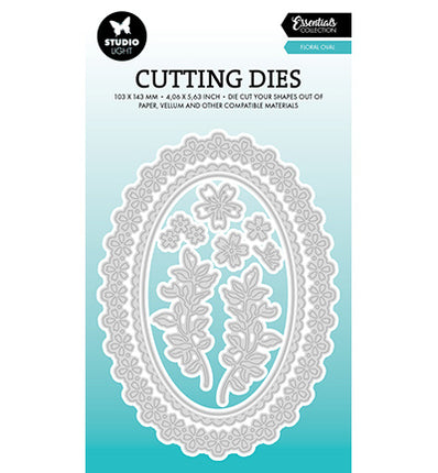SL Cutting Die Floral Oval Essentials no.952
