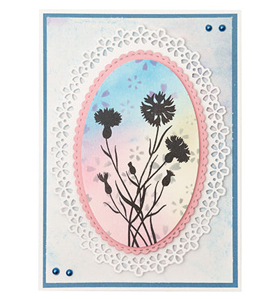 SL Cutting Die Floral Oval Essentials no.952