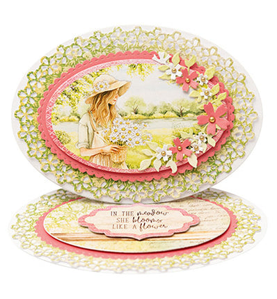 SL Cutting Die Floral Oval Essentials no.952