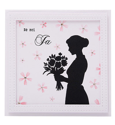 SL Clear Stamp Flower lady Essentials no.788
