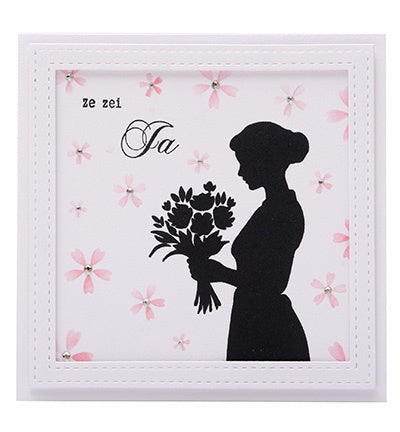 SL Clear Stamp Flower lady Essentials no.788