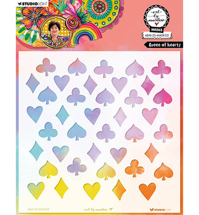 ABM Mask Queen of Hearts Art By Marlene no. 321