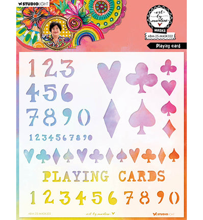 ABM Mask Playing Card Art By Marlene no. 322