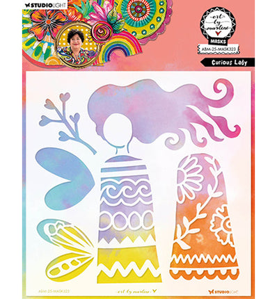 ABM Mask Curious Lady Art By Marlene no. 323