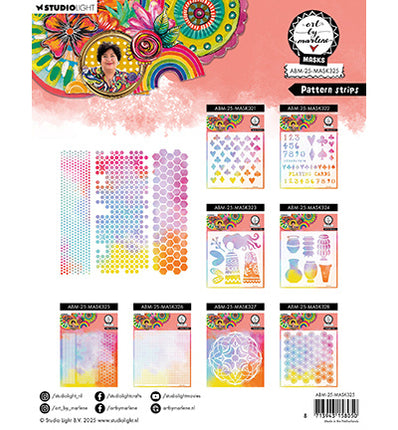ABM Mask Pattern Stripes Art By Marlene no. 325