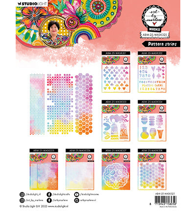 ABM Mask Pattern Stripes Art By Marlene no. 325
