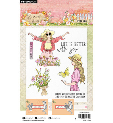 SL Clear Stamp Spring Girls Spring Meadow no. 772