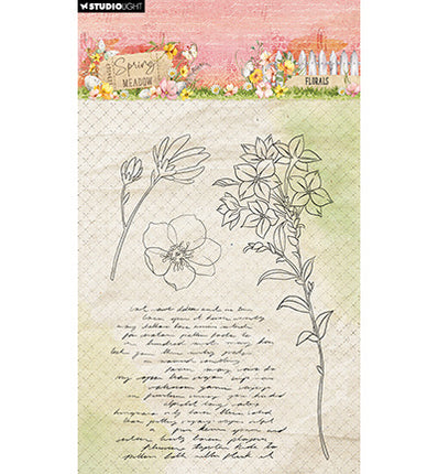 SL Clear Stamp Florals Spring Meadow no. 773
