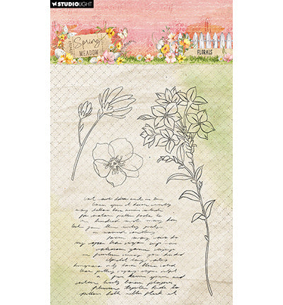 SL Clear Stamp Florals Spring Meadow no. 773