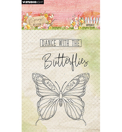 SL Clear Stamp Butterfly Spring Meadow no. 774