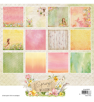 SL Designer Paper Pad Background Paper Spring Meadow no. 270