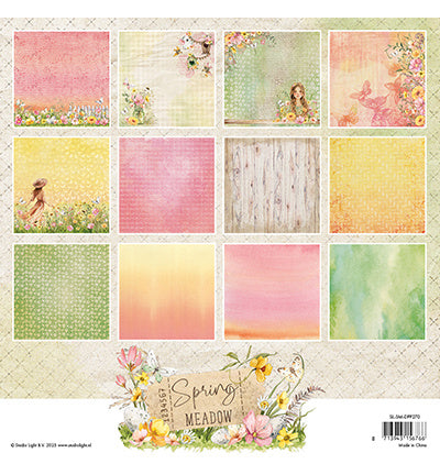 SL Designer Paper Pad Background Paper Spring Meadow no. 270