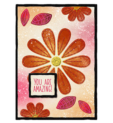 SL Mask Embroidery, Large Daisy Essentials no. 344