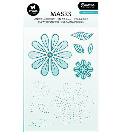 SL Mask Embroidery, Large Daisy Essentials no. 344