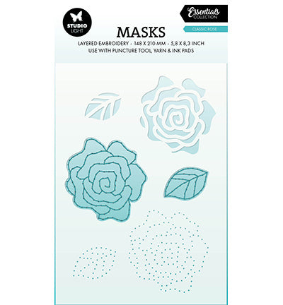 SL Mask Embroidery, Classic Rose Essentials no. 345