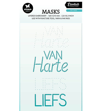 SL Mask Embroidery, Van harte Essentials no. 346