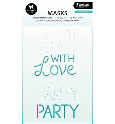 SL Mask Embroidery, With Love Essentials no. 347