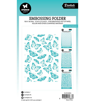 SL Embossing Folders Pretty Butterflies Essentials no. 26