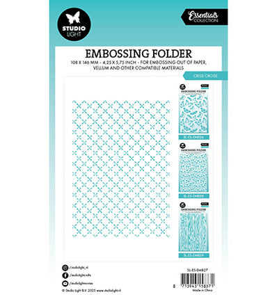 SL Embossing Folders Criss Cross Essentials no. 27