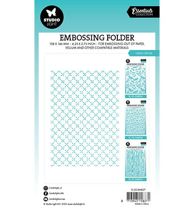 SL Embossing Folders Criss Cross Essentials no. 27