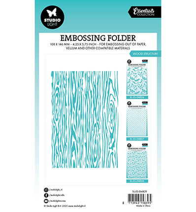 SL Embossing Folders Wooden Planks Essentials no. 29