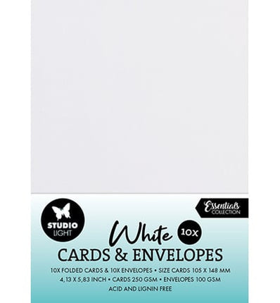 Cards & Envelopes White Consumables No. 01