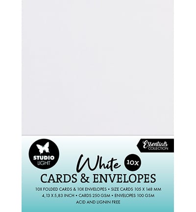 Cards & Envelopes White Consumables No. 01