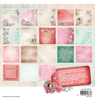 JMA Designer Paper Pad Backgrounds Sending You Love no. 289