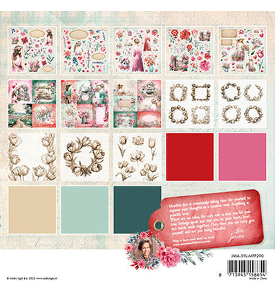 JMA Mixed Paper Pad Vellum, Unicolor & Elements Sending You Love no. 290