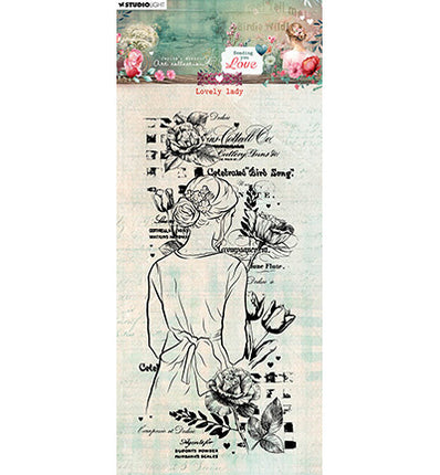 JMA Clear stamps Lovely Lady Sending You Love no. 798