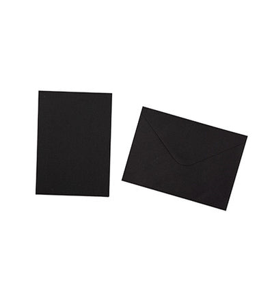 Cards & Envelopes Black Consumables No. 07