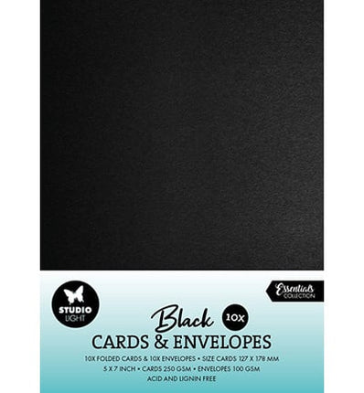Cards & Envelopes Black Consumables No. 07