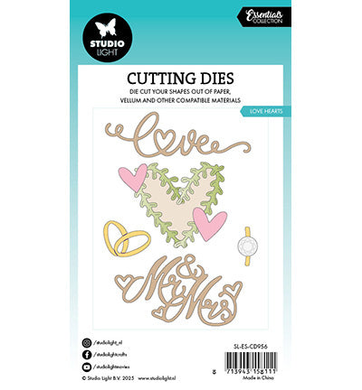 SL Cutting Die Love Hearts Essentials no. 956