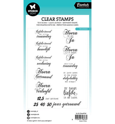 SL Clear stamps Wedding Day Essentials no.789