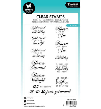 SL Clear stamps Wedding Day Essentials no.789