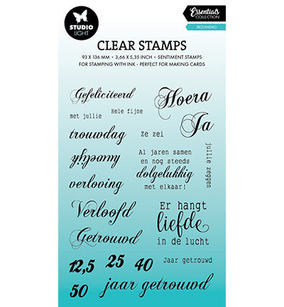 SL Clear stamps Wedding Day Essentials no.789