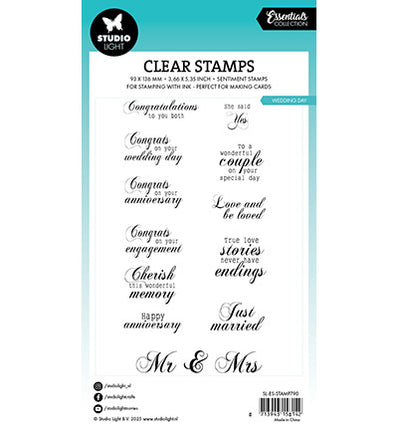 SL Clear stamps Wedding Day Essentials no.790