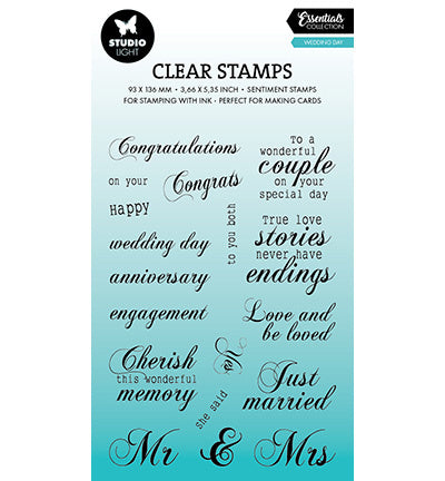 SL Clear stamps Wedding Day Essentials no.790