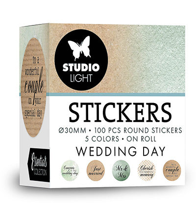 SL ø30mm Stickers WEDDING DAY Essentials no.34