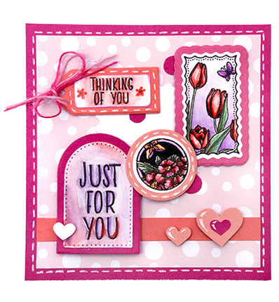SL Clear stamp Spring Labels Essentials no.812