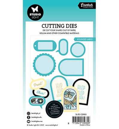 SL Cutting Die Rounded Labels Essentials no.980