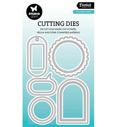 SL Cutting Die Rounded Labels Essentials no.980