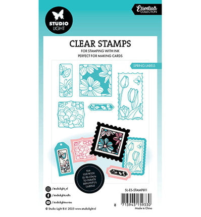 SL Clear stamp Spring Labels Essentials no.811
