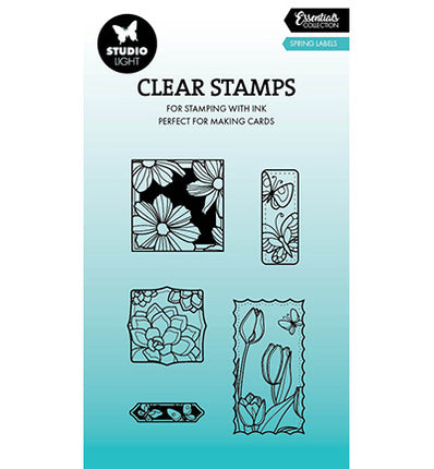 SL Clear stamp Spring Labels Essentials no.811