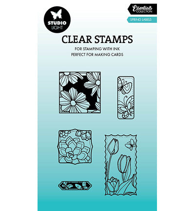 SL Clear stamp Spring Labels Essentials no.811