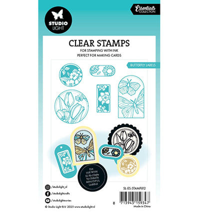 SL Clear stamp Spring Labels Essentials no.812