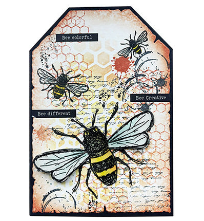 HE Design Paper Pad Background Sweet Bee Memories No. 286