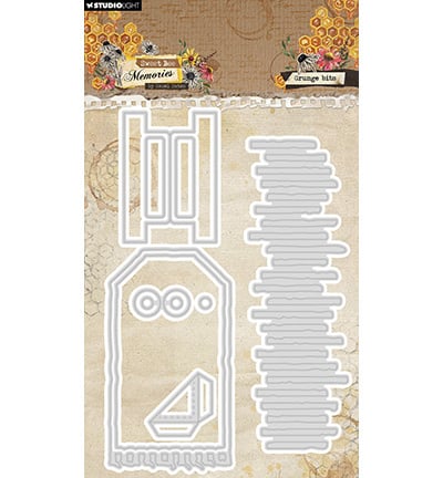 HE Cutting Dies Grunge Bits Sweet Bee Memories No. 959