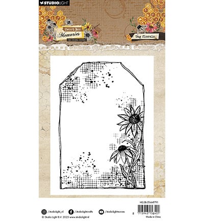 HE Clear Stamp Tag Florals Sweet Bee Memories No. 791