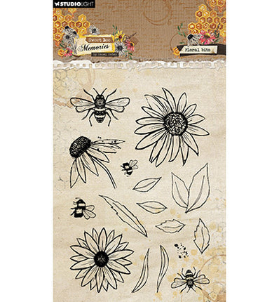 HE Clear Stamp Floral Bits Sweet Bee Memories no.794